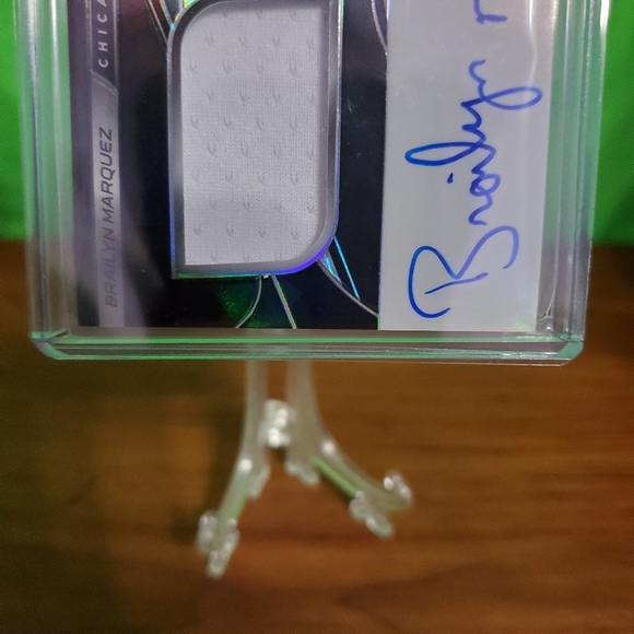 2021 SPECTRA BLACK PRIZM BRAILYN MARQUEZ RPA 17/199 - Picture 4 of 5